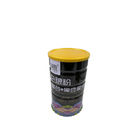 CMYK Printing Round Metal Tin Can Box For Black Bean Powder 420g