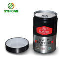 Coffee Tin Can Illy Elegant Screw Top Tin Containers Round Shape Blank Box